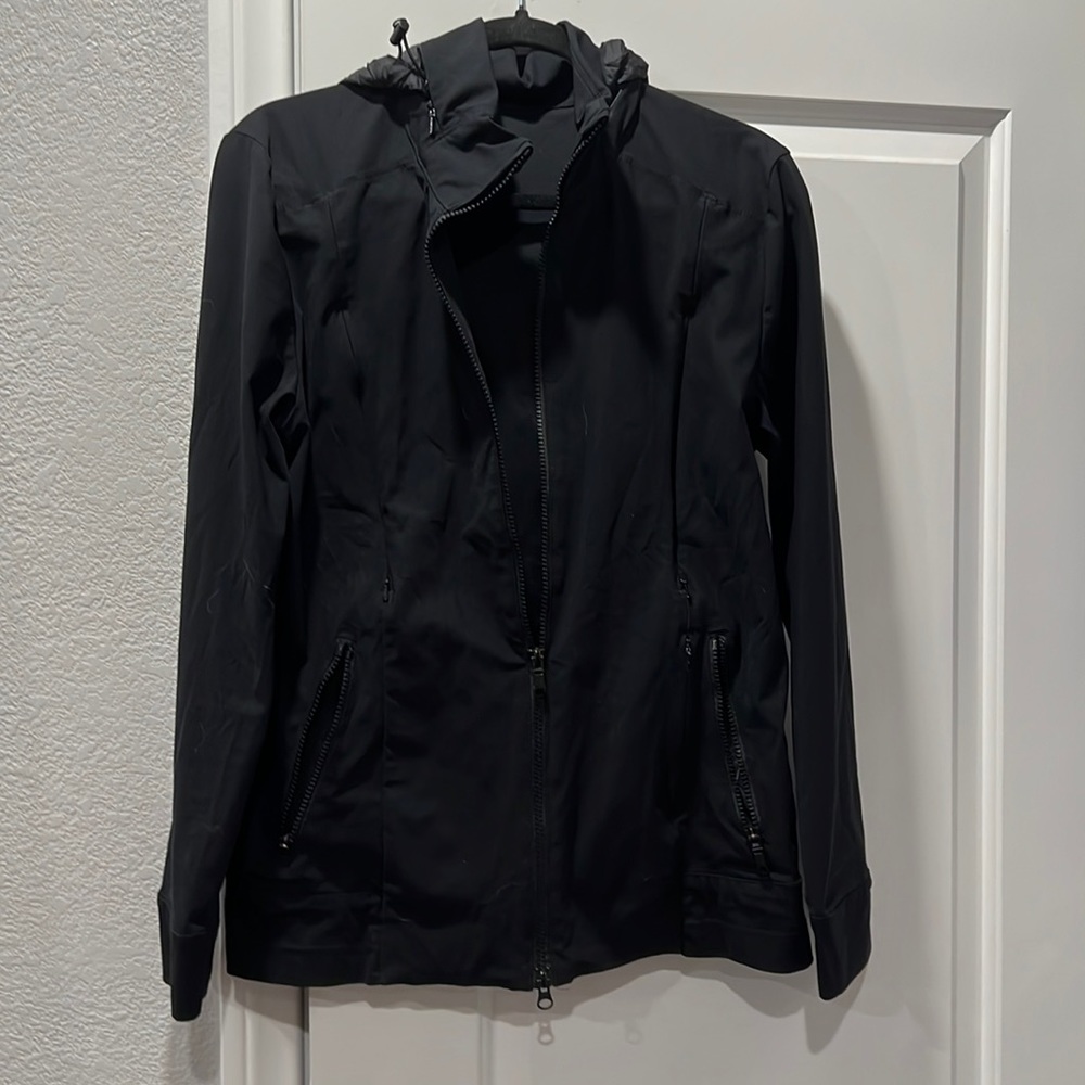Black LuluLemon Jacket w/ Hideaway hood